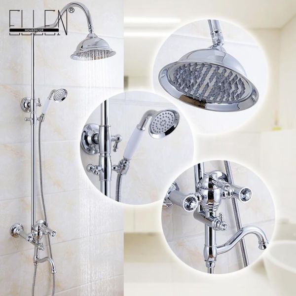 vidric luxury bathroom shower set wall mount faucet mixer tap w/ rain head & handheld chrome finished ml850 sets
vidric luxury bathroom shower set wall mount faucet mixer tap w/ rain head & handheld chrome finished ml850 sets