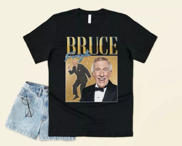bruce forsyth homage t-shirt tee funny uk tv game show icon legend 90's retro, White;black
bruce forsyth homage t-shirt tee funny uk tv game show icon legend 90's retro, White;black