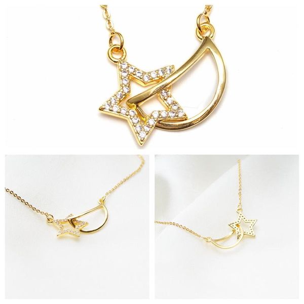 pendant necklaces yunkingdom pretty star cubic zirconia crystal gold color for women girls birthday gifts, Silver
pendant necklaces yunkingdom pretty star cubic zirconia crystal gold color for women girls birthday gifts, Silver