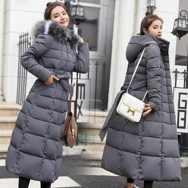 women's down & parkas winter thick long zipper cotton coat 2021 slim parker jack hooded warm belt windbreaker outdoor, Black
women's down & parkas winter thick long zipper cotton coat 2021 slim parker jack hooded warm belt windbreaker outdoor, Black