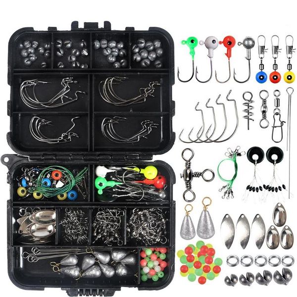 fishing accessories 246pcs/box tackles box kit set with hooks snap sinker weight for carp bait lure ice winter accessoires
fishing accessories 246pcs/box tackles box kit set with hooks snap sinker weight for carp bait lure ice winter accessoires