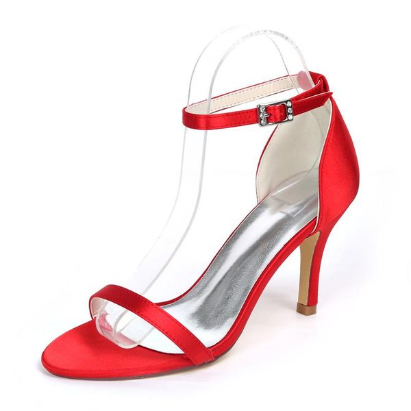 dress shoes high heels wedding sandals open toe ankle buckle strap heeled satin evening formal party women, Black
dress shoes high heels wedding sandals open toe ankle buckle strap heeled satin evening formal party women, Black
