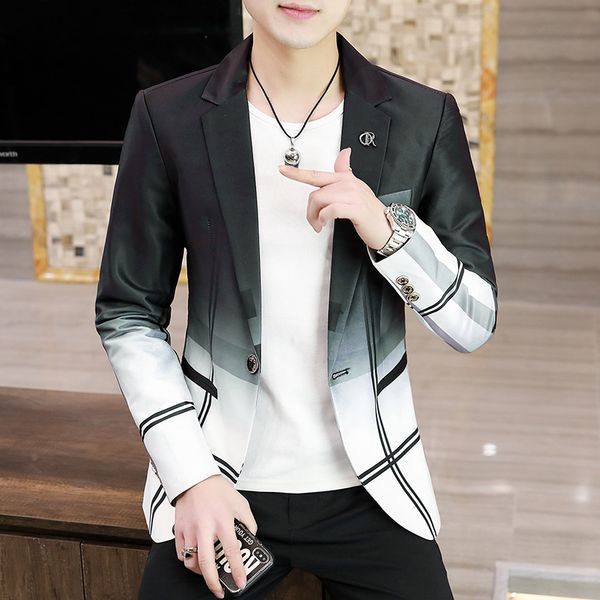 luxury mens autumn business casual plaid blazers suit jacket wedding groom slim fit mens classic smart casual blazer for men, White;black
luxury mens autumn business casual plaid blazers suit jacket wedding groom slim fit mens classic smart casual blazer for men, White;black