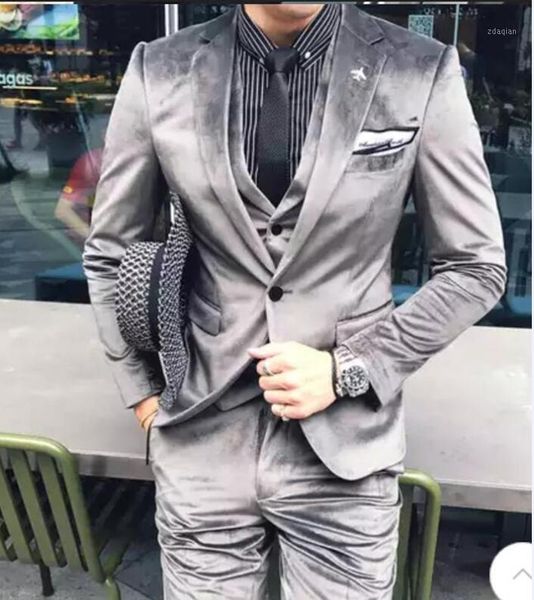 men's 3 pieces suit grey single breasted wedding groom with pants tuxedo for men suits prom man & blazers, White;black
men's 3 pieces suit grey single breasted wedding groom with pants tuxedo for men suits prom man & blazers, White;black