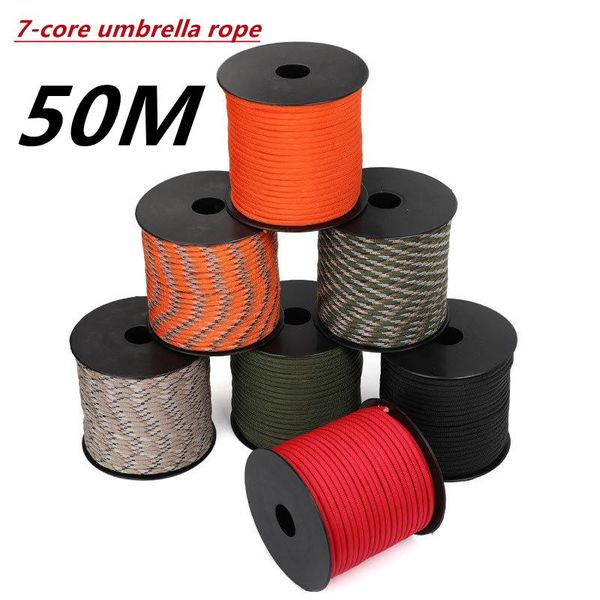 outdoor gadgets 50 m 1 roll4 mm 7 stand cores paracord for survival parachute cord lanyard camping climbing rope hiking clothesline
outdoor gadgets 50 m 1 roll4 mm 7 stand cores paracord for survival parachute cord lanyard camping climbing rope hiking clothesline