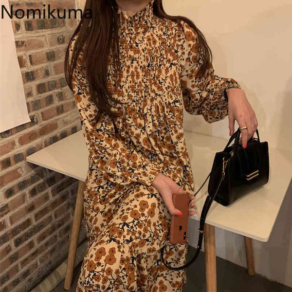nomikuma floral women dress korean vintage stand neck lantern sleeve vestidos femme spring high waist a-line dresses 6e770 210427, Black;gray
nomikuma floral women dress korean vintage stand neck lantern sleeve vestidos femme spring high waist a-line dresses 6e770 210427, Black;gray