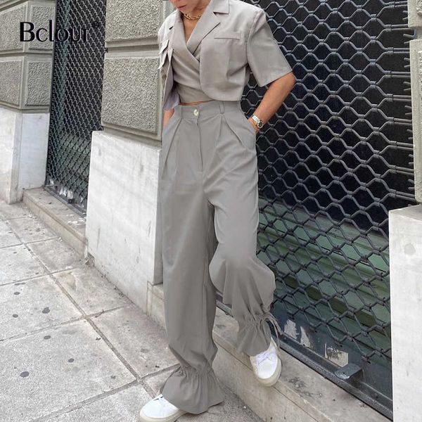 bclout summer street style solid lace-up jogger pants women casual office lady wide leg long pants drawstring straight trousers 210709, Black;white
bclout summer street style solid lace-up jogger pants women casual office lady wide leg long pants drawstring straight trousers 210709, Black;white