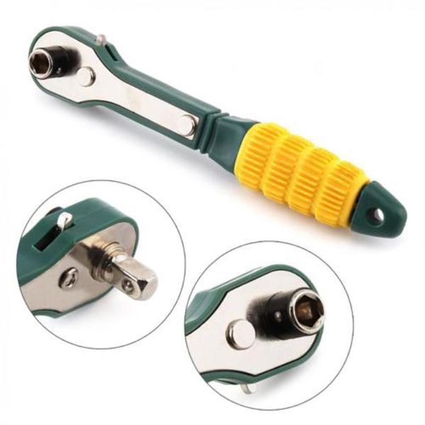 6.35mm mini 1/4 head screwdriver pole ratchet socket wrench with dual-head car home repair tool accessory hand tools
6.35mm mini 1/4 head screwdriver pole ratchet socket wrench with dual-head car home repair tool accessory hand tools