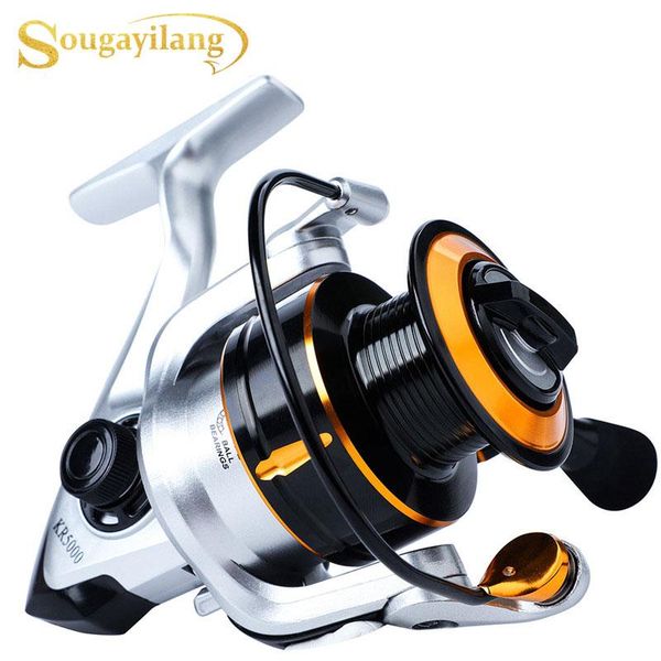 sougayilang 13+1bb spinning fishing reel 5.0:1 gear ratio right left hand interchangeable carp wheel baitcasting reels 
sougayilang 13+1bb spinning fishing reel 5.0:1 gear ratio right left hand interchangeable carp wheel baitcasting reels