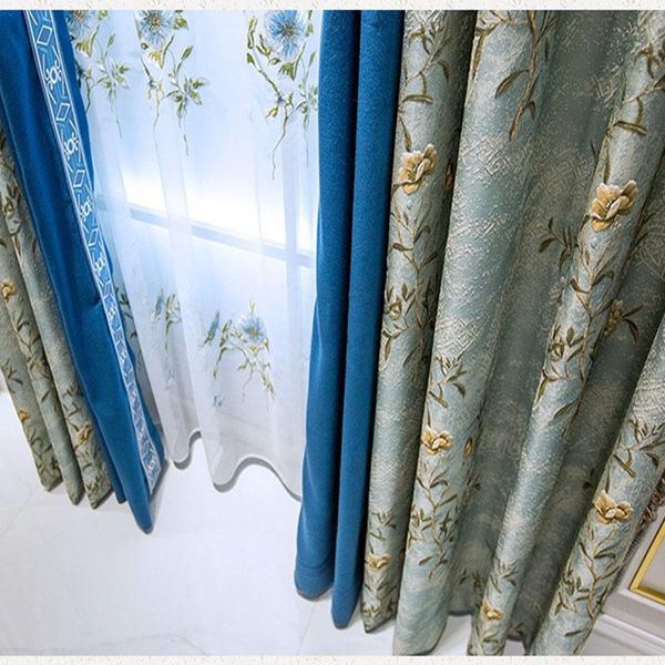 curtain & drapes chinese style 3d embroidered curtains for living room villa high precision embossed fabric window gauze bedroom kitchen
curtain & drapes chinese style 3d embroidered curtains for living room villa high precision embossed fabric window gauze bedroom kitchen