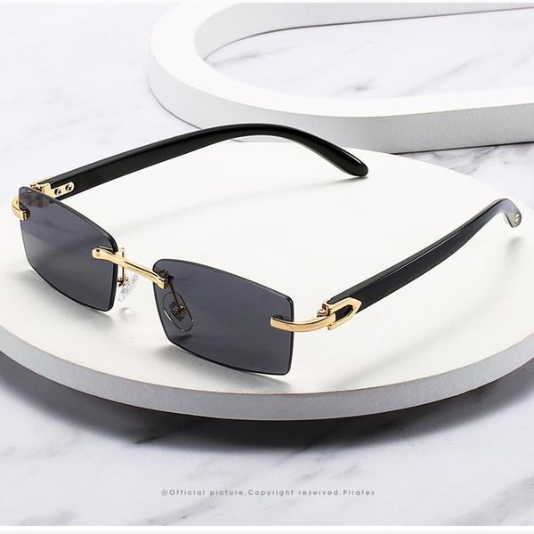 sunglasses 2021 women's rimless rectangle fashion ladies' sun glasses personalized jelly color outdoor eyewear party trip, White;black
sunglasses 2021 women's rimless rectangle fashion ladies' sun glasses personalized jelly color outdoor eyewear party trip, White;black