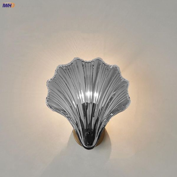 wall lamps smoky gray glass shell pure copper modern light e14 90v-260v fixture room decor applique murale intérieur
wall lamps smoky gray glass shell pure copper modern light e14 90v-260v fixture room decor applique murale intérieur