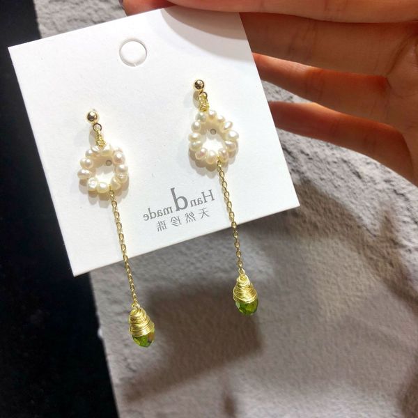 long pearl natural women's fashion versatile anti allergy earrings yiwu factory zf005, Golden
long pearl natural women's fashion versatile anti allergy earrings yiwu factory zf005, Golden
