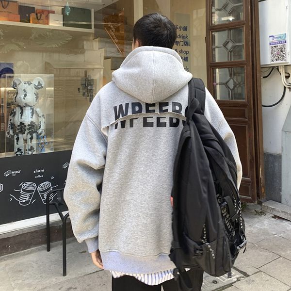 2021 autumn winter sweater men's plush thickened loose hoodie pullover round neck hooded student couple korean version, Black
2021 autumn winter sweater men's plush thickened loose hoodie pullover round neck hooded student couple korean version, Black