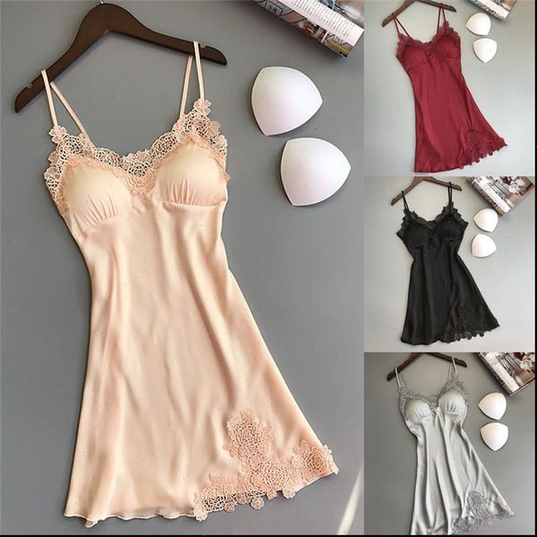 nightgowns plus size lingerie women sleepwear home wear dress v neck sleeveless nightwear female sleep, Black;red
nightgowns plus size lingerie women sleepwear home wear dress v neck sleeveless nightwear female sleep, Black;red