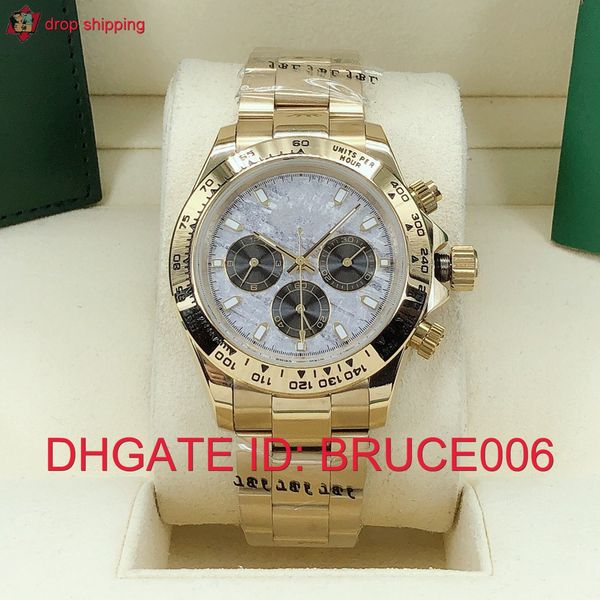 high cost effective mens automatic mechanical watch 40mm sapphire 116508 all subdials function work gold stainless steel strap, Slivery;brown
high cost effective mens automatic mechanical watch 40mm sapphire 116508 all subdials function work gold stainless steel strap, Slivery;brown