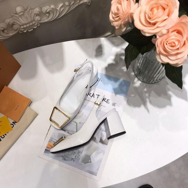 2021 women shoes high heels sandals scarpe firmate chaussures 1, Black