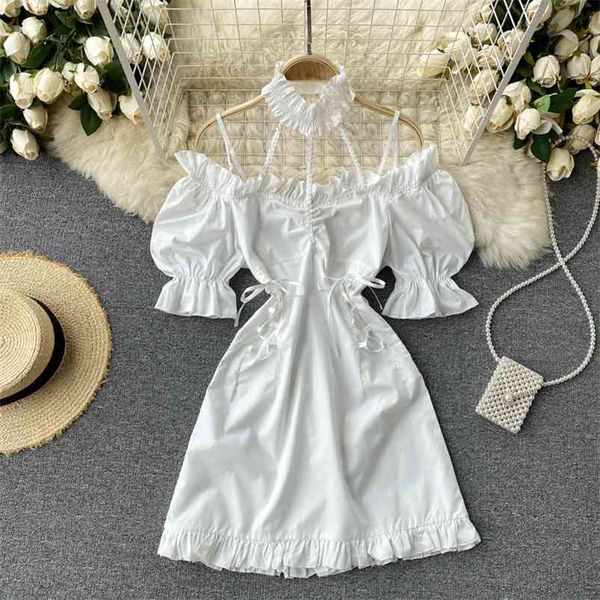 summer fashion vestidos female hollow hanging neck strapless sling slash slim mini dress gk822 210507, Black;gray
summer fashion vestidos female hollow hanging neck strapless sling slash slim mini dress gk822 210507, Black;gray