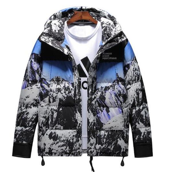 designer men's jacket warm down parkas fashion stylist snow mountain printing outerwear windbreaker men women's jackets highly qua, Black;brown 
designer men's jacket warm down parkas fashion stylist snow mountain printing outerwear windbreaker men women's jackets highly qua, Black;brown