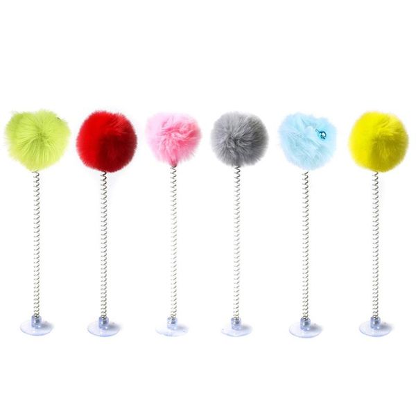 cat toys funny elastic spring plush bell ball bottom sucker kitten pet interactive training playing supplies
cat toys funny elastic spring plush bell ball bottom sucker kitten pet interactive training playing supplies