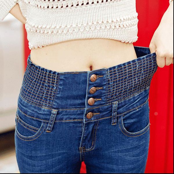women jean womens large size jeans trousers high waist elastic waistband pencil pants soft cotton 40, Blue
women jean womens large size jeans trousers high waist elastic waistband pencil pants soft cotton 40, Blue