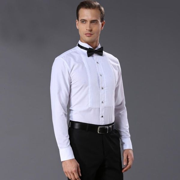 french style mens shirts quality fashion white men dress shirt tuxedo clothing wash and wear finishing for wedding men's, White;black
french style mens shirts quality fashion white men dress shirt tuxedo clothing wash and wear finishing for wedding men's, White;black