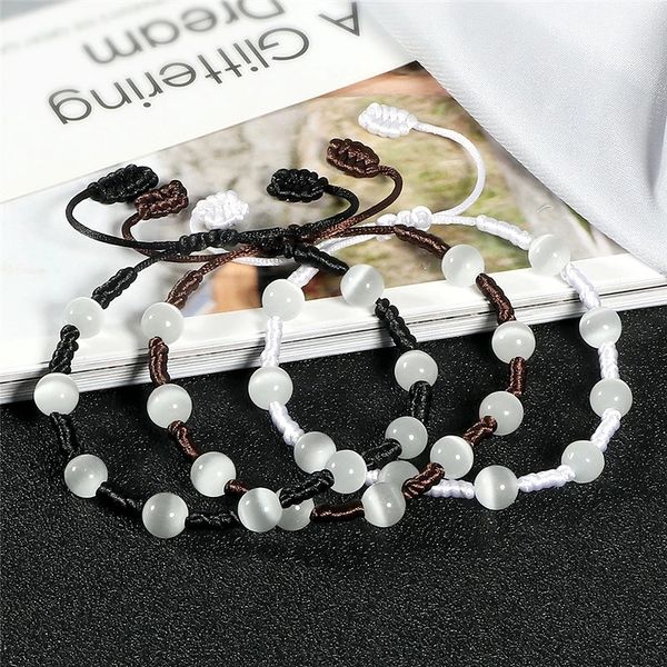 beads strands 8mm white cat eye stone bracelet lucky red black handmade braided rope charms beaded bracelets for women men adjustable jewelr
beads strands 8mm white cat eye stone bracelet lucky red black handmade braided rope charms beaded bracelets for women men adjustable jewelr