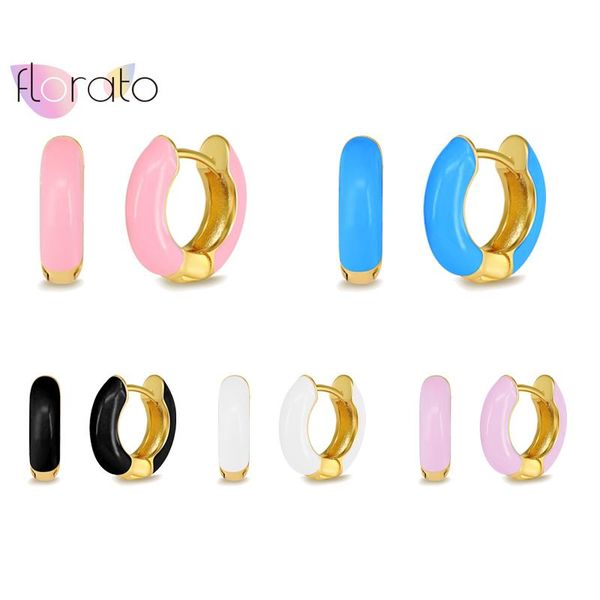hoop & huggie 925 sterling silver ear buckle enamel earrings for women trendy geometric circle candy color fashion jewelry, Golden;silver
hoop & huggie 925 sterling silver ear buckle enamel earrings for women trendy geometric circle candy color fashion jewelry, Golden;silver