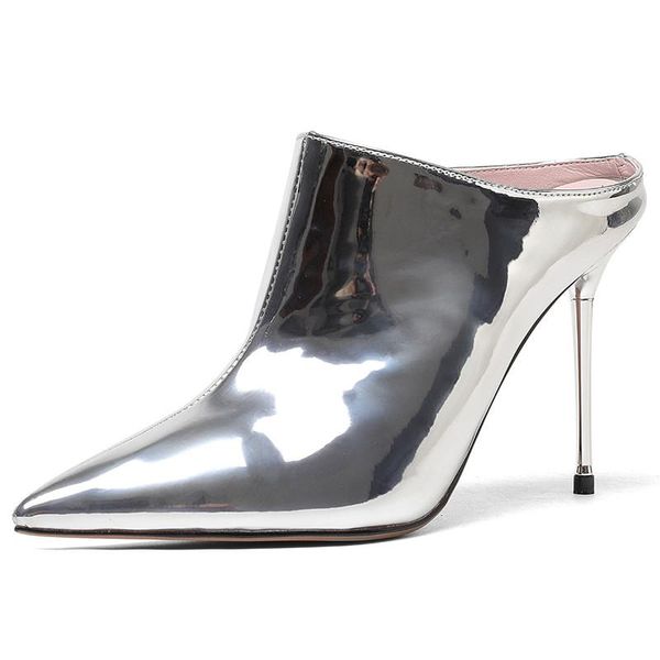 slippers women mules shoes for high heels sandals female flip flops pointed toe slides party woman silver black
slippers women mules shoes for high heels sandals female flip flops pointed toe slides party woman silver black