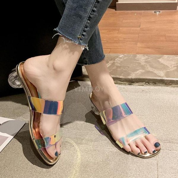 summer women slippers ladies transparent pvc colorful bling slides outdoor beac thick heels zapatillas mujer casa, Black
summer women slippers ladies transparent pvc colorful bling slides outdoor beac thick heels zapatillas mujer casa, Black