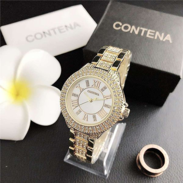 women's new fashion business watch with diamond trend compact plate watch, Slivery;brown
women's new fashion business watch with diamond trend compact plate watch, Slivery;brown