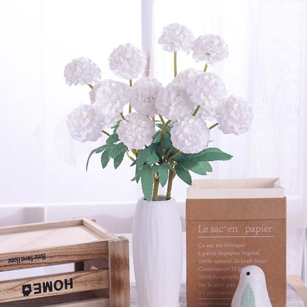 decorative flowers & wreaths 5 heads white silk artificial hydrangea branch fake flower bouquet for wedding home garden party decoration acc
decorative flowers & wreaths 5 heads white silk artificial hydrangea branch fake flower bouquet for wedding home garden party decoration acc