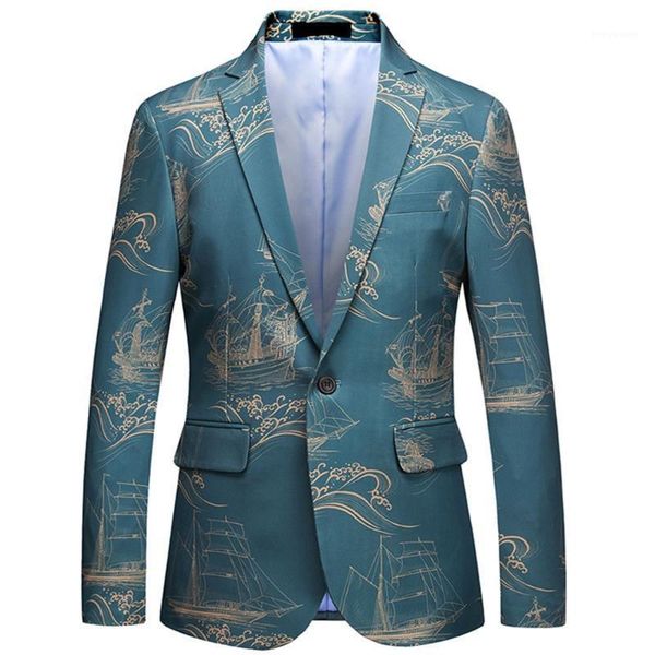 men's suits & blazers leisure suit jacket coat fashion print brand clothing men autumn fall party, White;black
men's suits & blazers leisure suit jacket coat fashion print brand clothing men autumn fall party, White;black