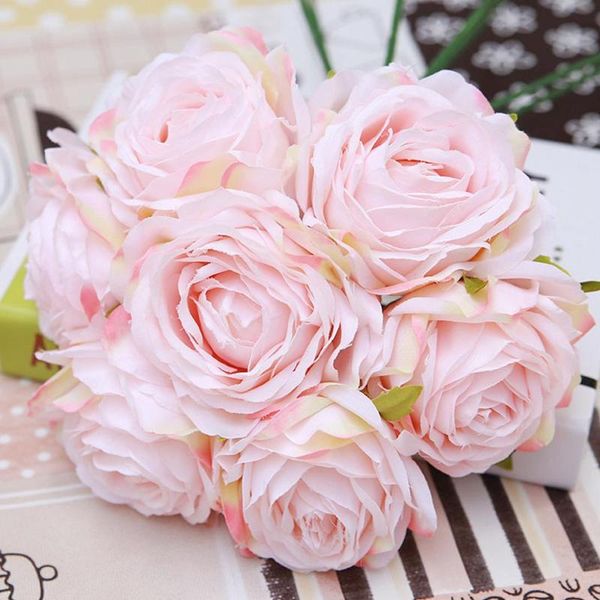 9cm arrival fake rose flower head artificial bride bouquet for wedding party decoration decorative flowers & wreaths
9cm arrival fake rose flower head artificial bride bouquet for wedding party decoration decorative flowers & wreaths