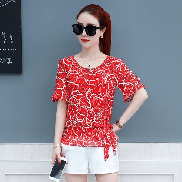 women's blouses & shirts design women spring summer style chiffon lady casual bow tie decor, White
women's blouses & shirts design women spring summer style chiffon lady casual bow tie decor, White