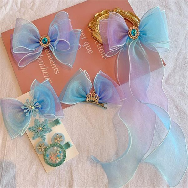 8pcs/lot kids hair bow gradient color mesh clip snowflake ribbon bows girls cosplay headwear princess party dance headdress accessories, Slivery;white
8pcs/lot kids hair bow gradient color mesh clip snowflake ribbon bows girls cosplay headwear princess party dance headdress accessories, Slivery;white