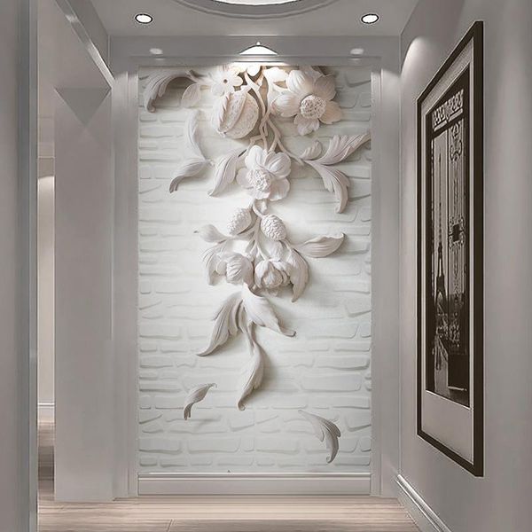 wallpapers custom wall murals 3d embossed white flower po living room el entrance backdrop cloth art papel de parede
wallpapers custom wall murals 3d embossed white flower po living room el entrance backdrop cloth art papel de parede