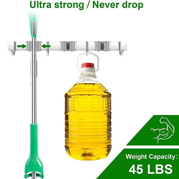 towel racks 38.5cm mop broom holder with 4 hooks wall mount heavy duty stainless steel utility punch rack for kitchen bathroom storage
towel racks 38.5cm mop broom holder with 4 hooks wall mount heavy duty stainless steel utility punch rack for kitchen bathroom storage