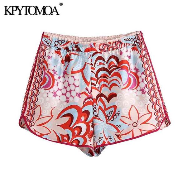 kpytomoa women chic fashion with buttons floral print shorts vintage high elastic waist side vents female short pants mujer 210719, White;black
kpytomoa women chic fashion with buttons floral print shorts vintage high elastic waist side vents female short pants mujer 210719, White;black