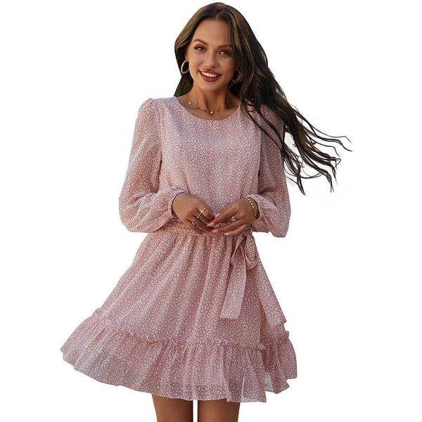 boho ruffles floral print chiffon dress women's spring summer o neck long sleeve elastic waist sashes casual short dresses femme 210526, Black;gray
boho ruffles floral print chiffon dress women's spring summer o neck long sleeve elastic waist sashes casual short dresses femme 210526, Black;gray