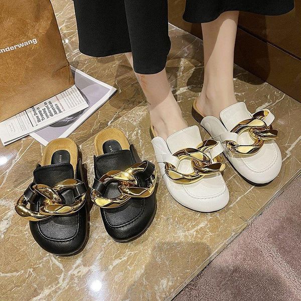 slippers plus size women shoes 41 42 43 platform 2021 spring and autumn flat retro leather sandals woman slippers.6z, Black
slippers plus size women shoes 41 42 43 platform 2021 spring and autumn flat retro leather sandals woman slippers.6z, Black