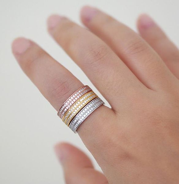 colors engagement band finger ring for women 100% 925 sterling silver double row stacking cz eternity bands cluster rings, Golden;silver
colors engagement band finger ring for women 100% 925 sterling silver double row stacking cz eternity bands cluster rings, Golden;silver