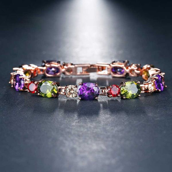 luxury trendy bride jewelry women multicolor cubic zircon bracelet bangles classical rose gold wholesale party gift charm bracelets, Golden;silver
luxury trendy bride jewelry women multicolor cubic zircon bracelet bangles classical rose gold wholesale party gift charm bracelets, Golden;silver