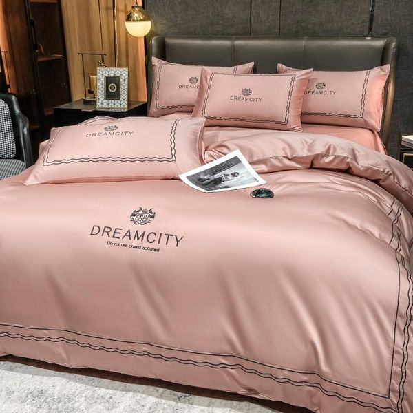bedding sets fashion elegant set solid color summer cotton simple smooth 4 piece roupa de cama home textile di50ct
bedding sets fashion elegant set solid color summer cotton simple smooth 4 piece roupa de cama home textile di50ct