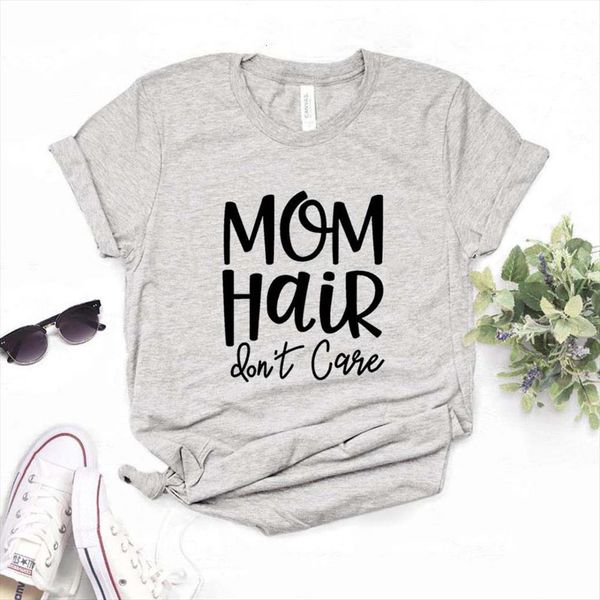 mom hair dont care women t shirt print cotton casual funny for lady yong girl street tee, White
mom hair dont care women t shirt print cotton casual funny for lady yong girl street tee, White