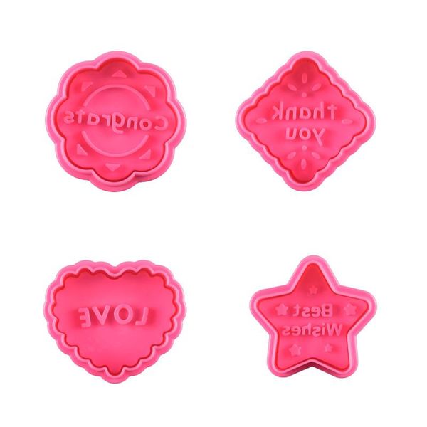 baking moulds 4pcs/set greetings grade plastic cookie mold heart biscuit cutter tools plunger stamp die fondant cake tool
baking moulds 4pcs/set greetings grade plastic cookie mold heart biscuit cutter tools plunger stamp die fondant cake tool