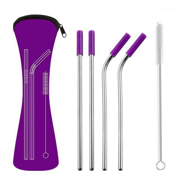 drinking straws 6pcs/set reusable metal stainless steel with silicone tips for beverage drink eco friendly products1
drinking straws 6pcs/set reusable metal stainless steel with silicone tips for beverage drink eco friendly products1