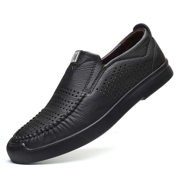 Men's casual business summer punching breathable easy and comfortable driving Lefu shoes, men's shoes, Black
Men's casual business summer punching breathable easy and comfortable driving Lefu shoes, men's shoes, Black