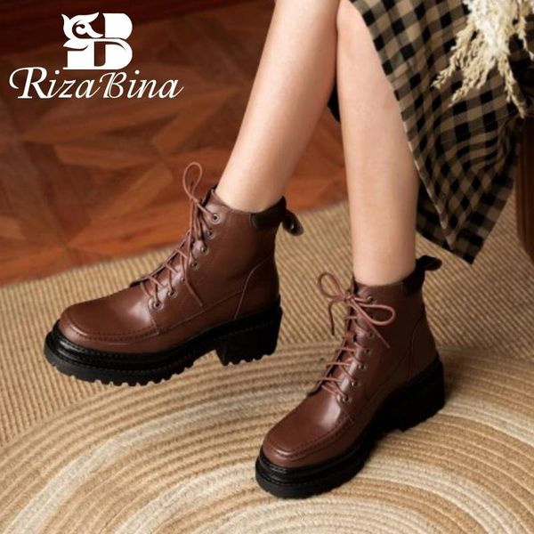 boots rizabina women's ankle real leather lace up women shoes winter autumn short boot club daily ladies footwear, Black
boots rizabina women's ankle real leather lace up women shoes winter autumn short boot club daily ladies footwear, Black