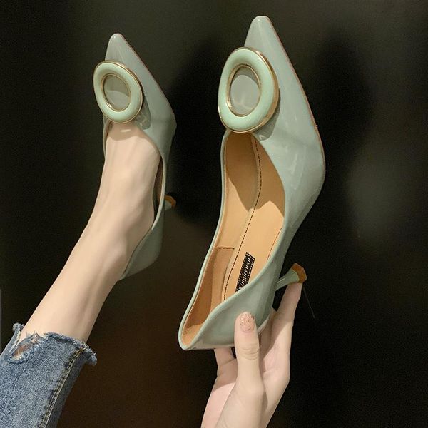 dress shoes woman pumps fashion 9cm thin high heeled pu leather shallow mouth pointed toe women's zapatos de mujer u22-69, Black
dress shoes woman pumps fashion 9cm thin high heeled pu leather shallow mouth pointed toe women's zapatos de mujer u22-69, Black